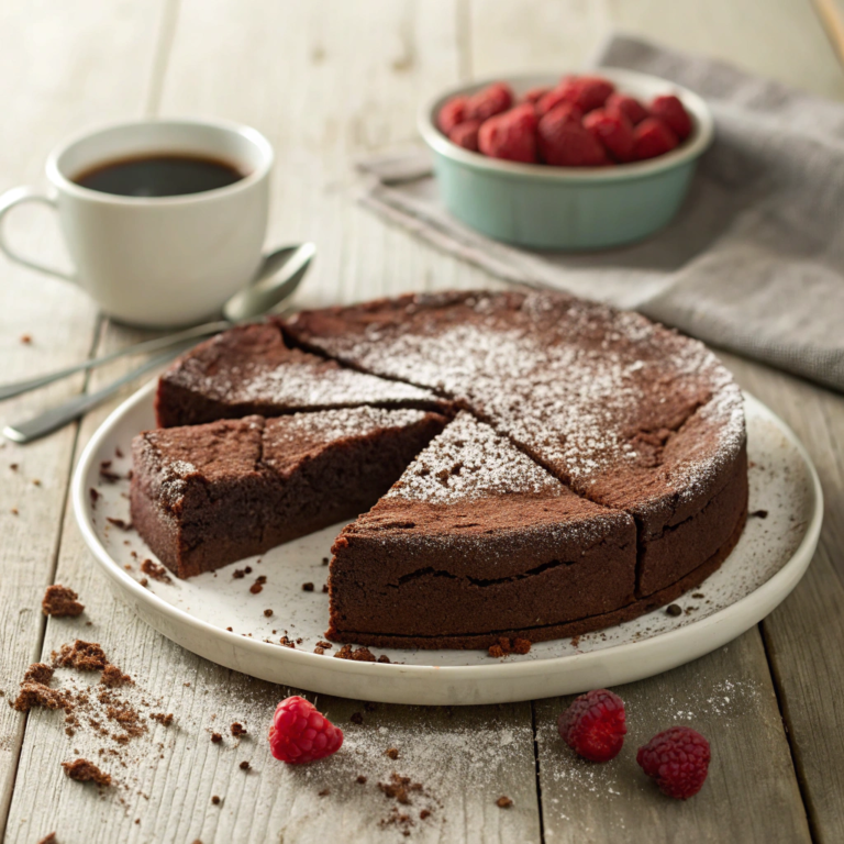 Flourless Chocolate Cake – The Ultimate Rich & Fudgy Delight!