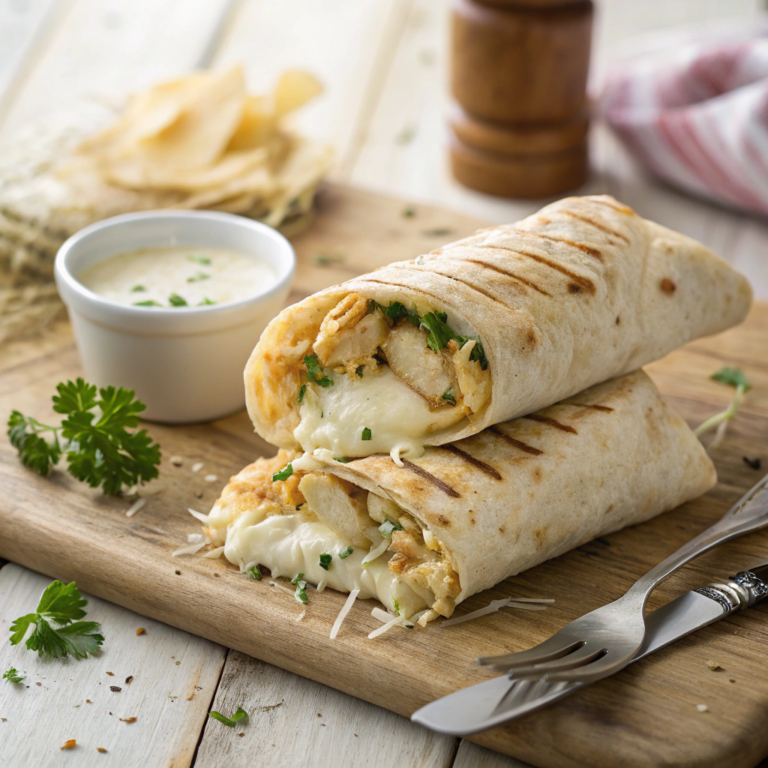 Cheesy Garlic Chicken Wraps Recipe: A Delicious and Easy Meal for Any Occasion