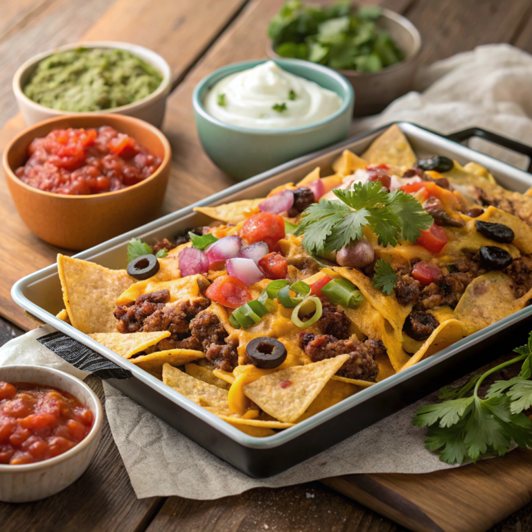 Easy Cheesy Beef Nachos Recipe