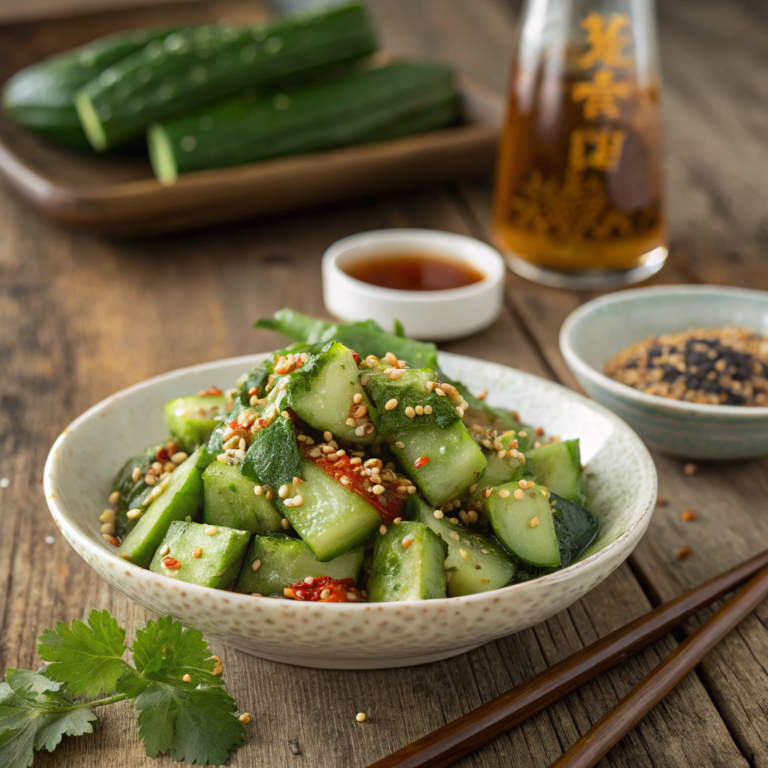 Din Tai Fung-Inspired Cucumber Salad Recipe