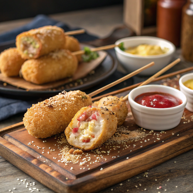 Crunchy Korean Corn Dogs Recipe: A Crispy, Cheesy Delight!