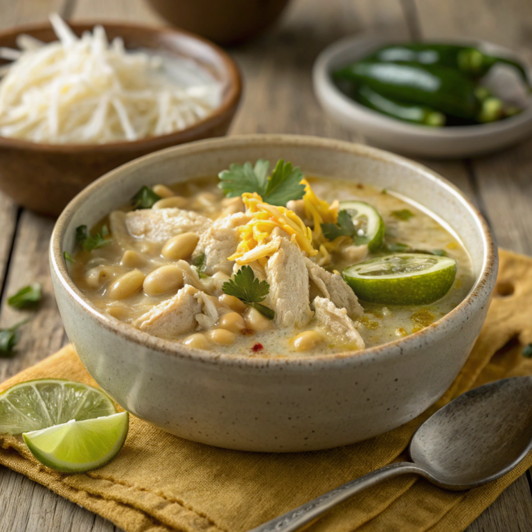 Cajun White Chicken Chili – A Creamy, Spicy Delight!