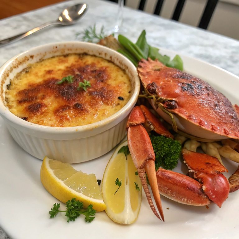 Crab Brulee Recipe: A Savory Twist on a Classic Dessert.