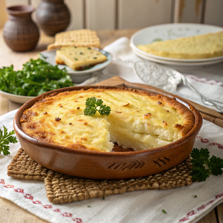 🍽️ Passover Potato Pie: A Comforting Holiday Delight 🥔✨