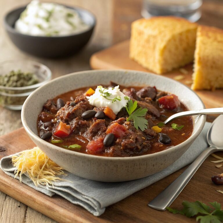 Slow Cooker Beef & Black Bean Chili: The Ultimate Comfort Food
