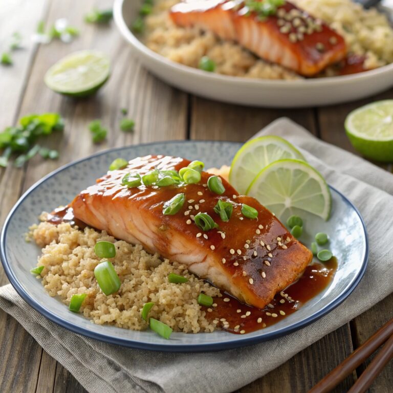 Slow Cooker Teriyaki Salmon with Quinoa: A Healthy & Flavorful Recipe You’ll Love!