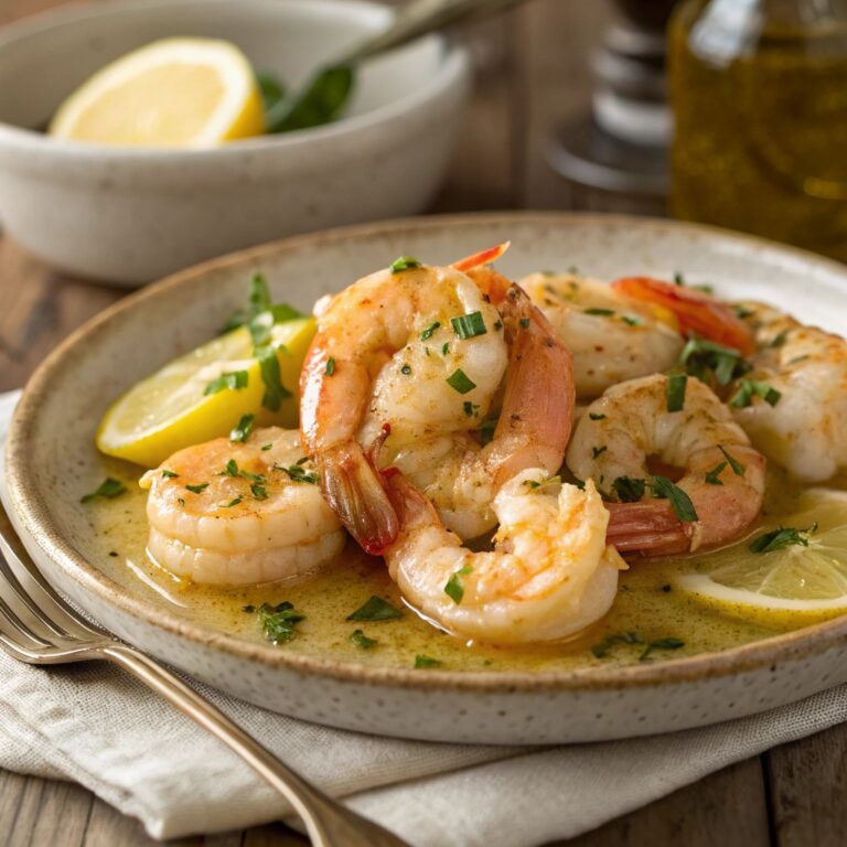 Garlic Butter Shrimp with Lemon – A Quick & Flavorful Delight!