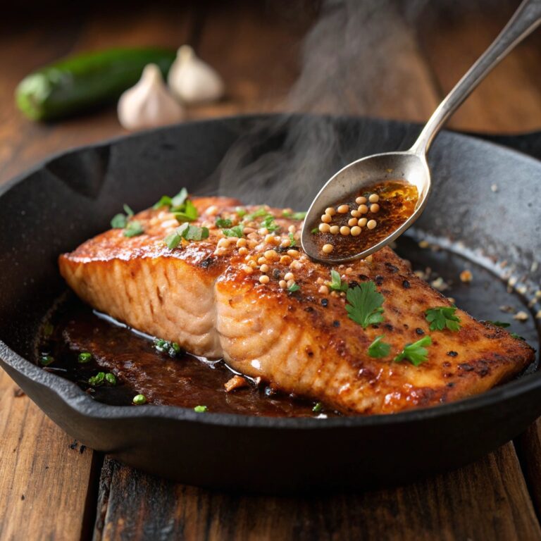 Honey Garlic Glazed Salmon – A Sweet & Savory Delight